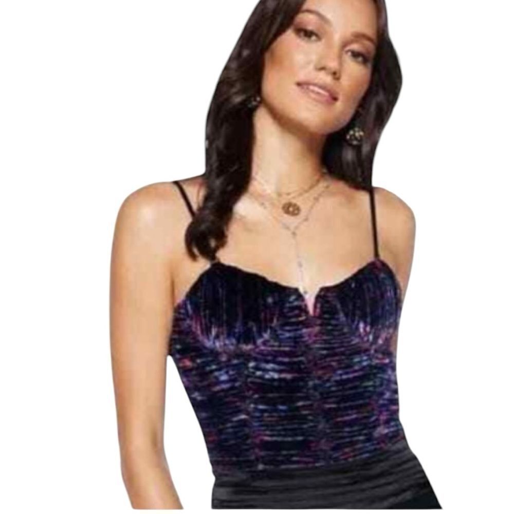 Ramy Brook Capone Elegant Velvet bustier 8